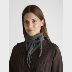 Misty Knit Scarf - Antracit melange