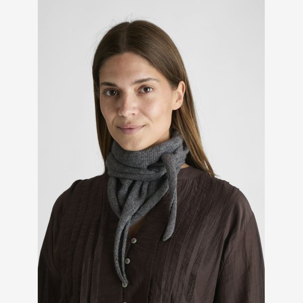 Misty Knit Scarf - Antracit melange