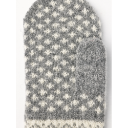 Isvik vanter - Grey/Offwhite