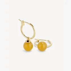 Aura hoop �reringe forgyldt - Earth Glow