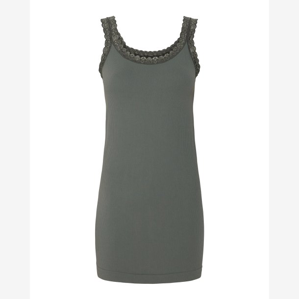 Frida Rib Top Plus size - One size