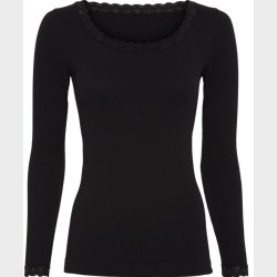 Frida Rib T-shirt LS Plus size