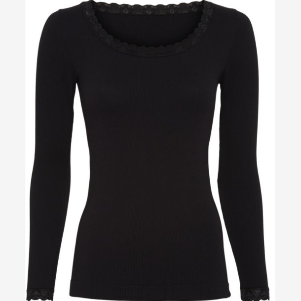 Frida Rib T-shirt LS Plus size