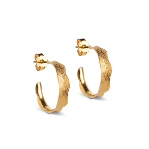 Hoops Ane Small - Gold Plated