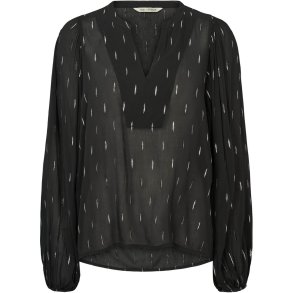 RdF Armelle L/S Blouse - Black