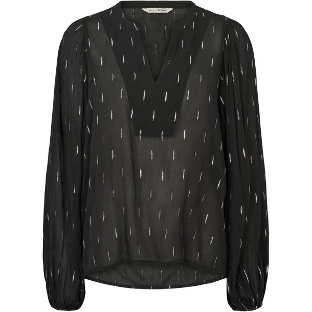 RdF Armelle L/S Blouse - Black