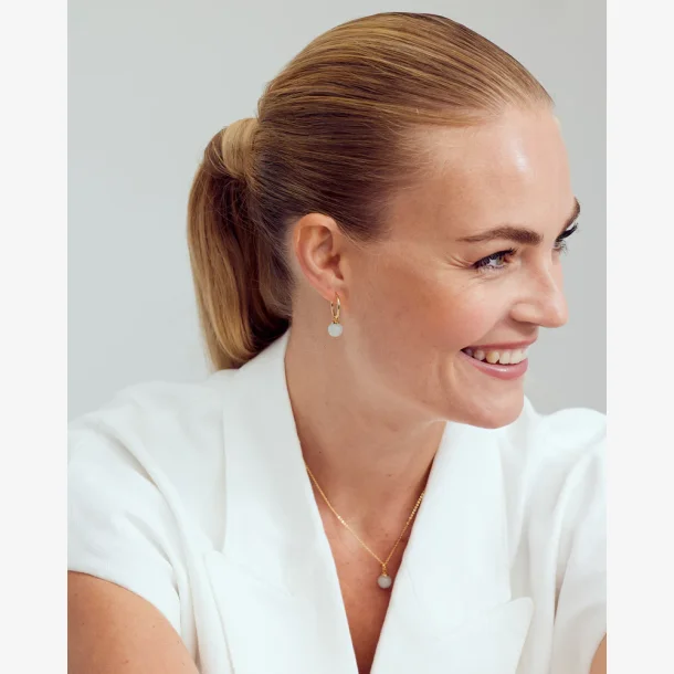 Aura hoop �reringe forgyldt - Sky Breeze