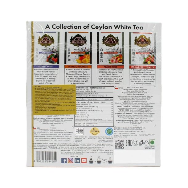 Basilur Ceylon White Tea Collection