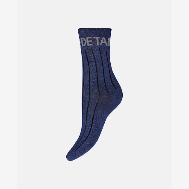 Ankelstr�mper m/lurex - Blue