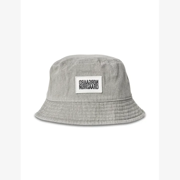 Washed Cotton Twill Bucket Hat - Grey Melange