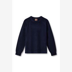 Carla solid LS O-neck - Anthracite