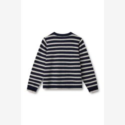 Carla solid LS cardigan - Anthracite