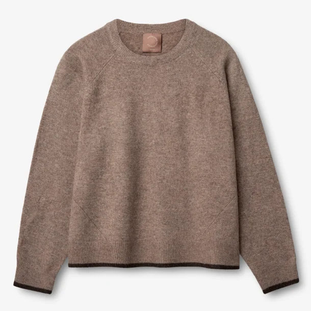 Carla solid LS O-neck - Slate Black
