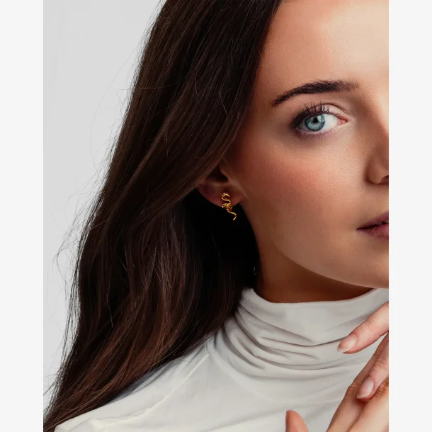 Caroline �restikker lille - forgyldt
