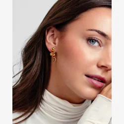 Caroline �reringe stor - forgyldt