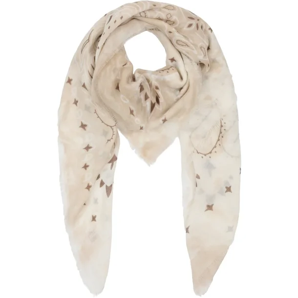 Mdc Danna Scarf Beige/coffee