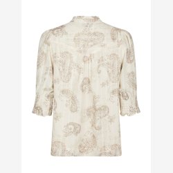 Diana Faded Paisley Blouse - Sand