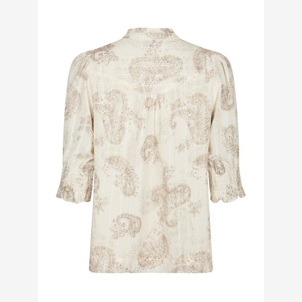 Diana Faded Paisley Blouse - Sand