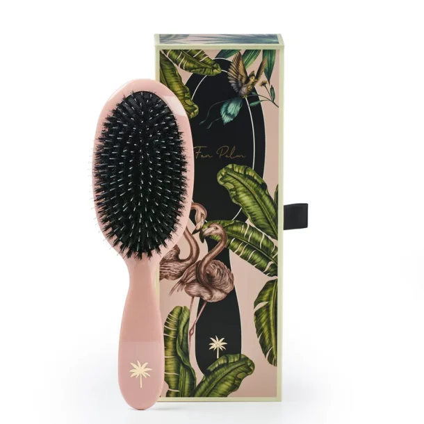 Fan Palm b�rste, Medium - Blush