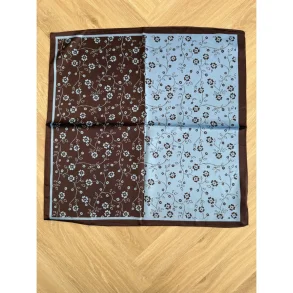 MdC Finja scarf - Blue/Brown