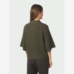 Benuta fluffy knit cardigan - Army