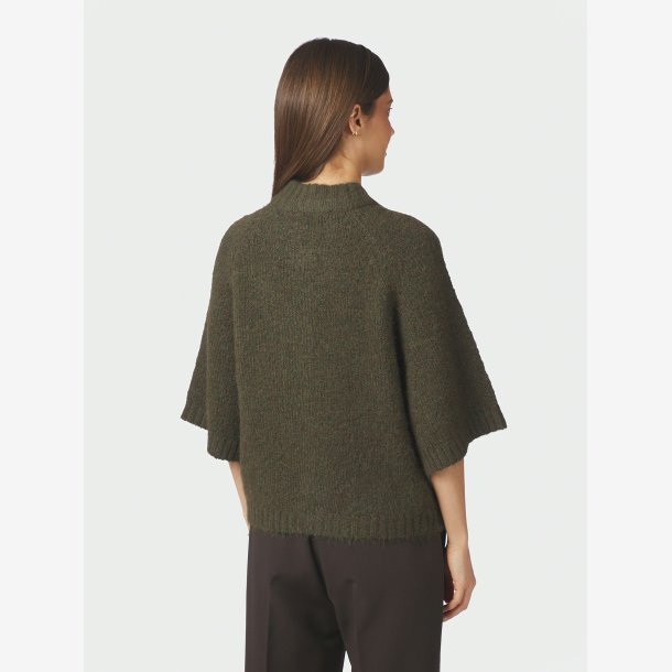 Benuta fluffy knit cardigan - Army