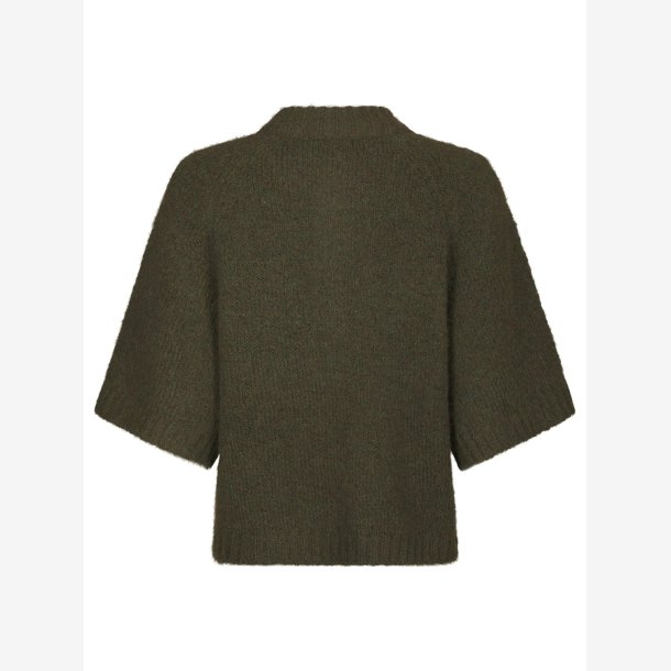 Benuta fluffy knit cardigan - Army