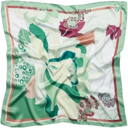 MdC Finja scarf - Green Big Flower