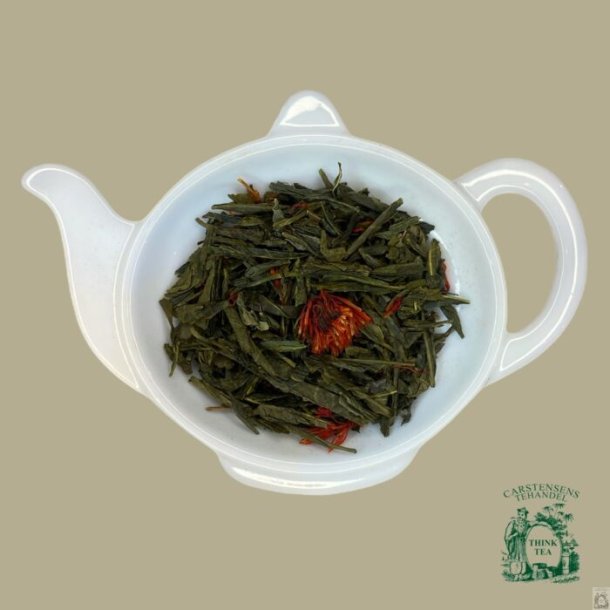 Gr�n Jordb�r og fl�de te - 100g.