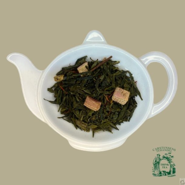 Gr�n Rabarber og Fl�de te