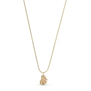 Halsk�de Wave - Gold Plated