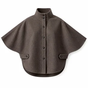 Isla II poncho - Slate Black