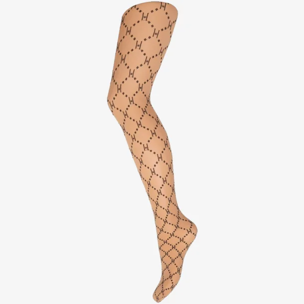 Str�mpebuks/tight 25den logo - Nude/sort