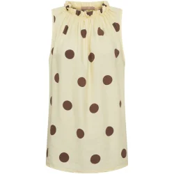 MdC Lucina top - Yellow/Brown