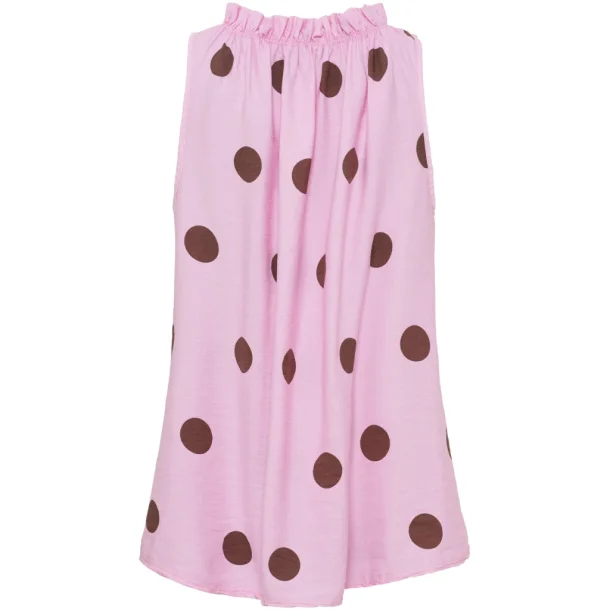 MdC Lucina top - Pink/Brown, one size