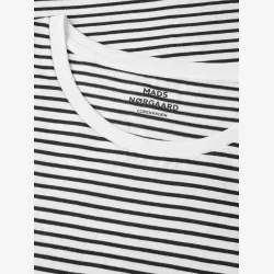 Fine Jersey Stripe Teasy Tee