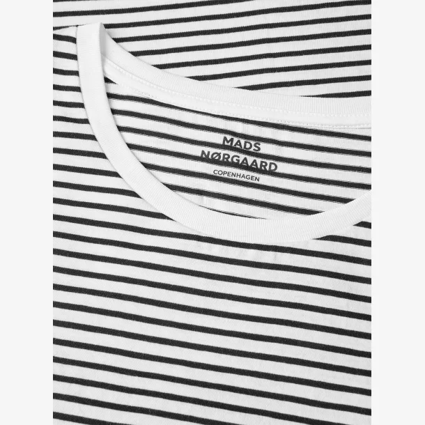 Fine Jersey Stripe Teasy Tee