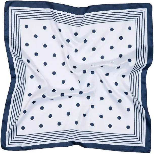 Mdc Juline Scarf - Navy Dot