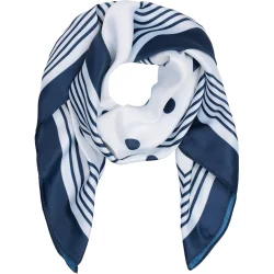 Mdc Juline Scarf - Navy Dot