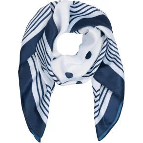 Mdc Juline Scarf - Navy Dot