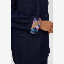 Nualetta Blazer - Dark Blue Denim