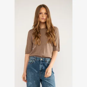 NuCally SS Pullover - Deep Taupe