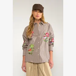 NuKacey Shirt - Deep Taupe