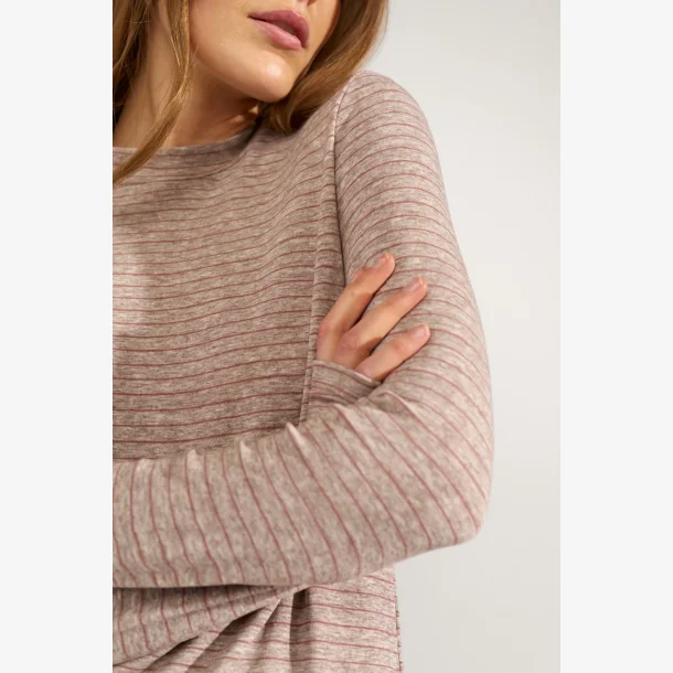 Nulanis Blouse - Grey Melange