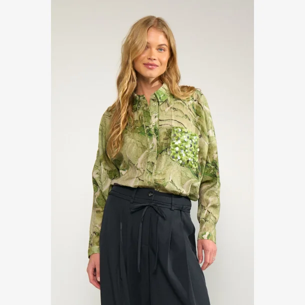 NuMarla Shirt  - Calla Green