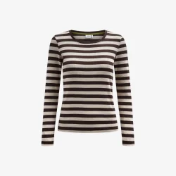 NuMixie LS t-shirt - Black Coffee