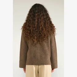 NuOfelina oversize pullover - Pinecone