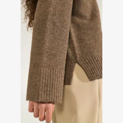 NuOfelina oversize pullover - Pinecone