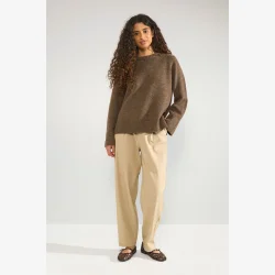 NuOfelina oversize pullover - Pinecone