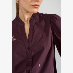 Nutenja V-Neck Shirt - Fig